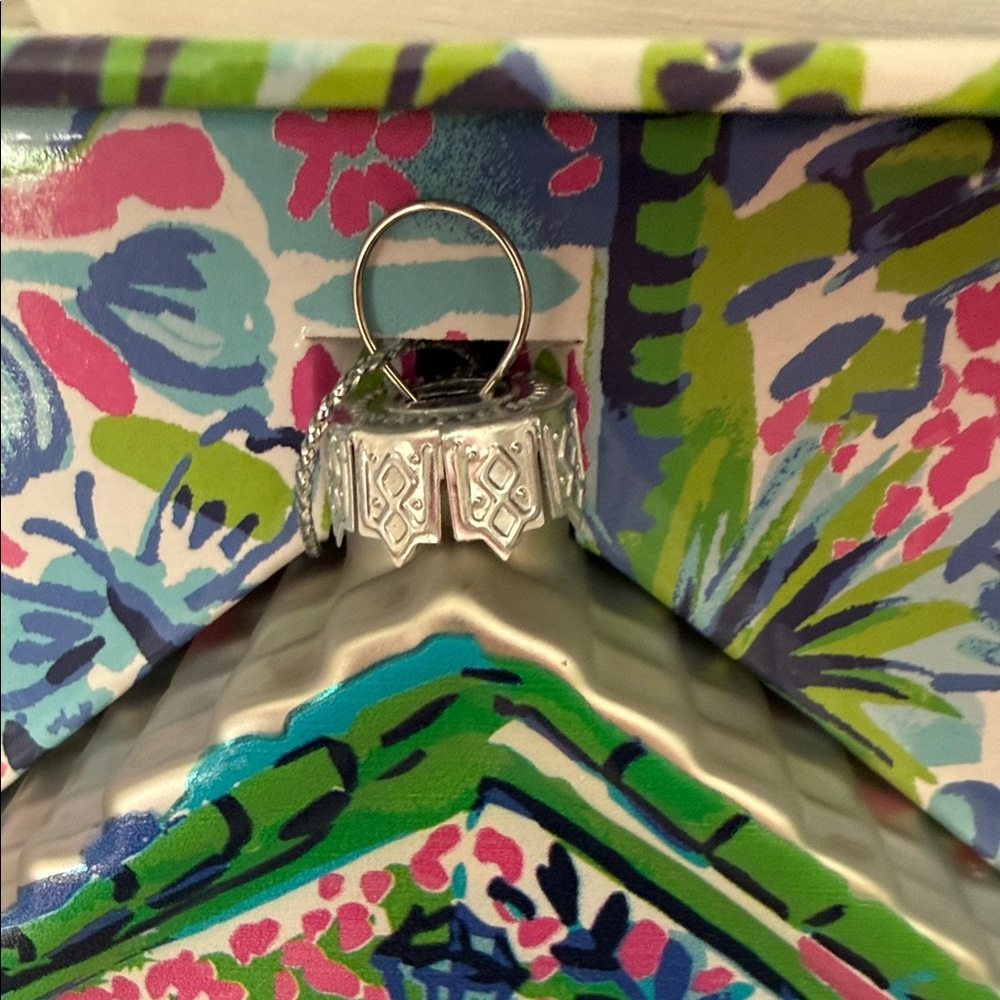 Lilly Pulitzer Multicolor House Ornament - Picture 3 of 3